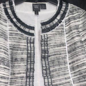 Navy and White short jacket